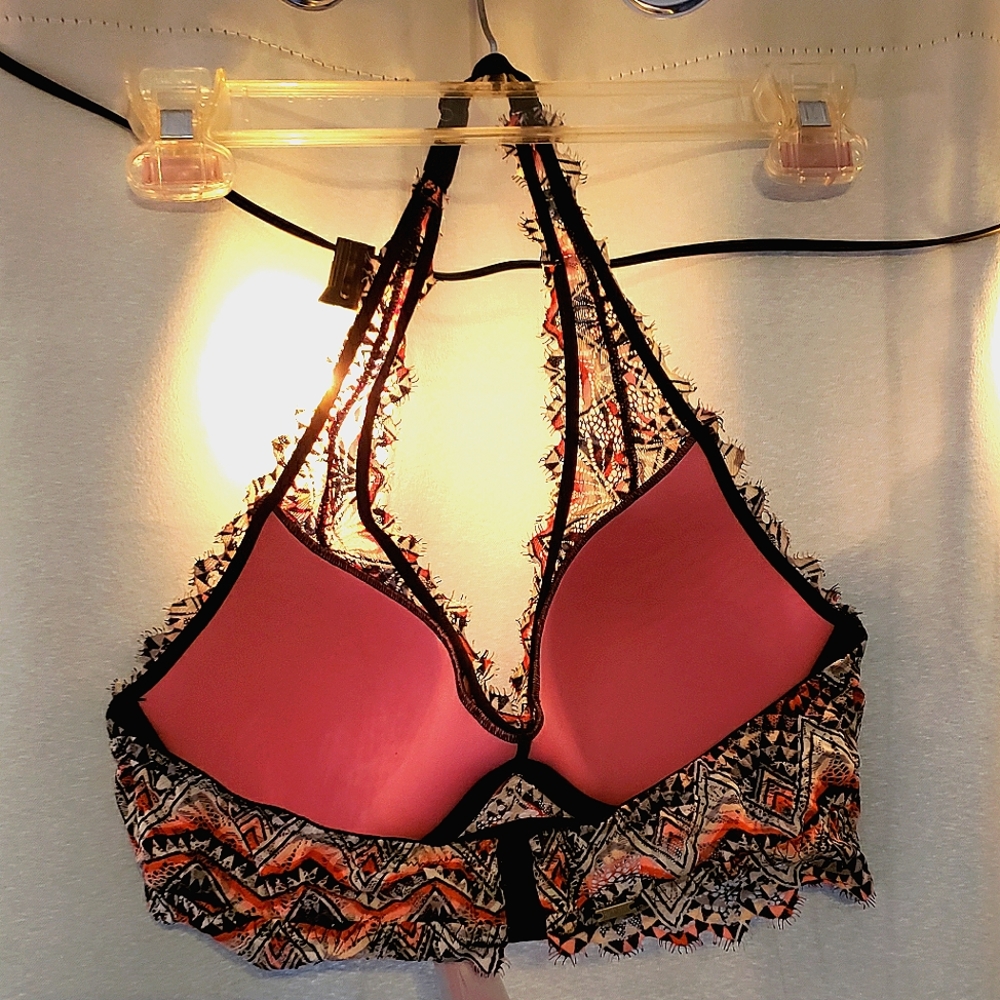 PINK Halter Bralette - Picture 2 of 2